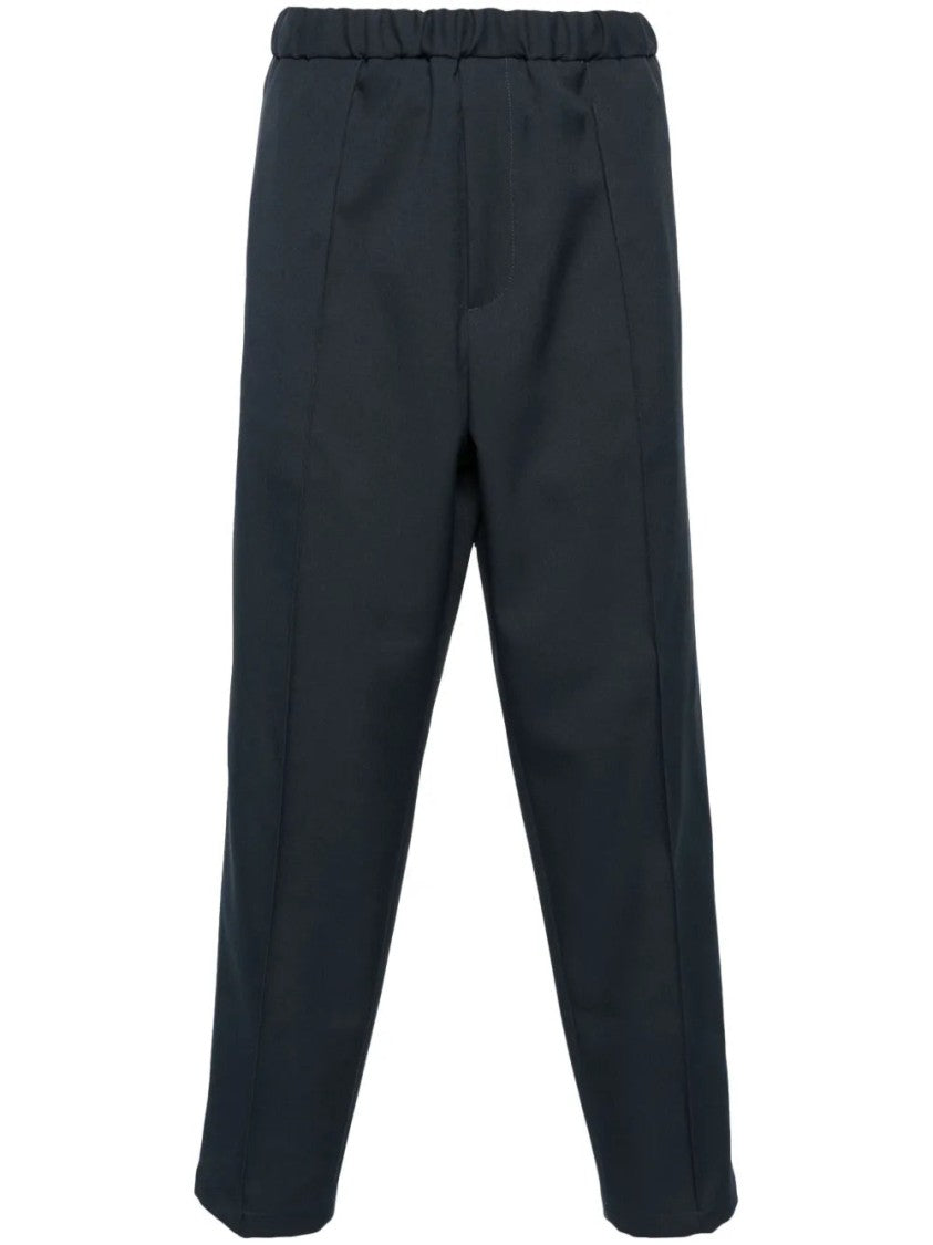 Jil Sander High-Waisted Straight-Leg Trousers With Tailored Finish