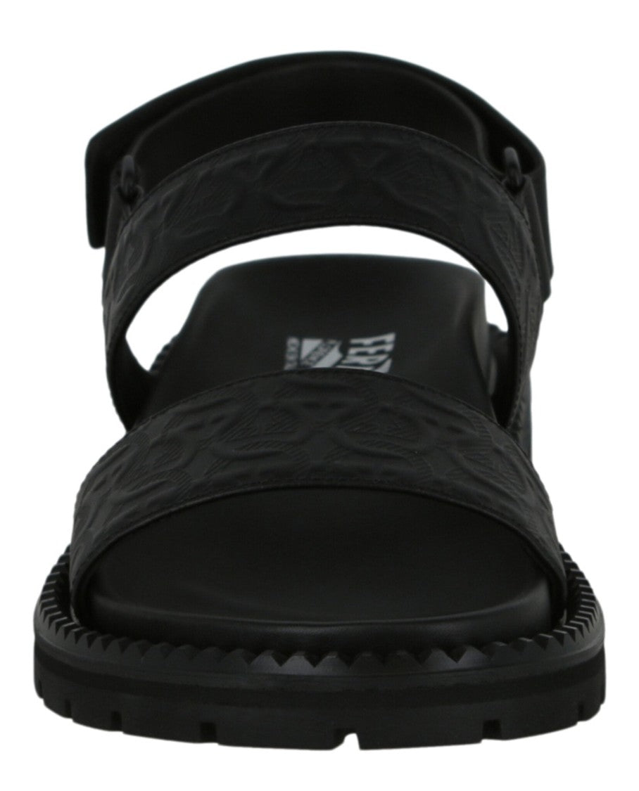 Ferragamo Notorius Leather Gancini Strap Sandals