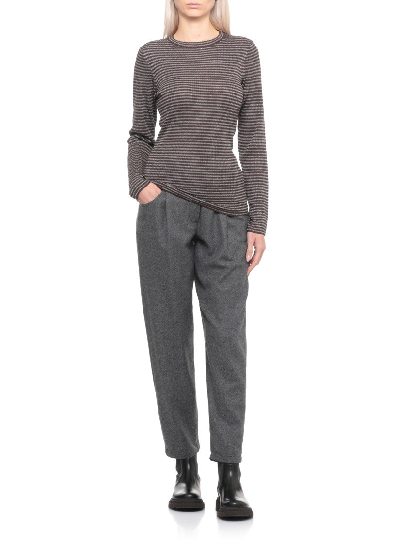 Brunello Cucinelli Virgin Wool And Cashmere Pants