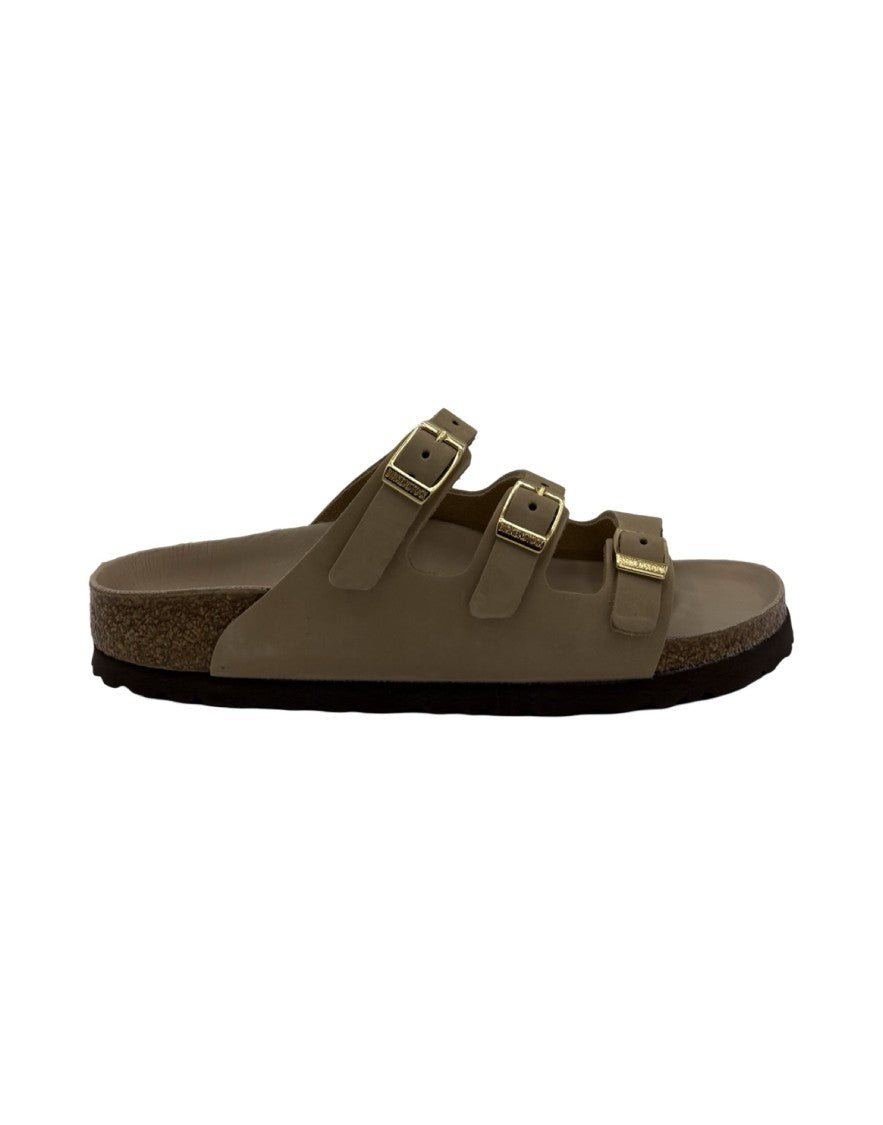 Birkenstock Florida Sandcastle Nubuck Leather Sandals