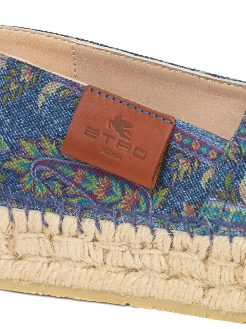 Etro Slip-On Espadrilles With Floral Paisley Design