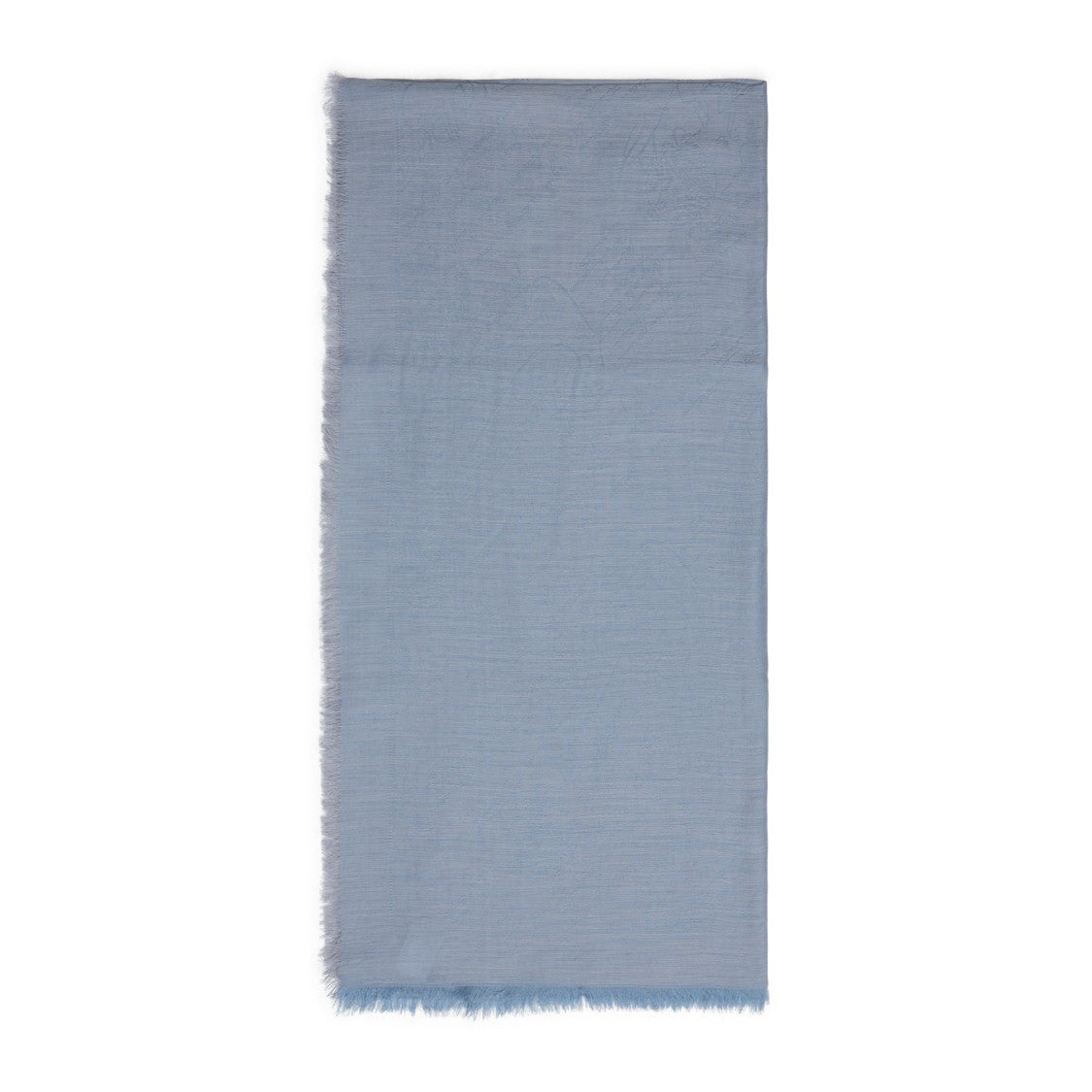Berluti Light Blue Cashmere And Cotton Scarf