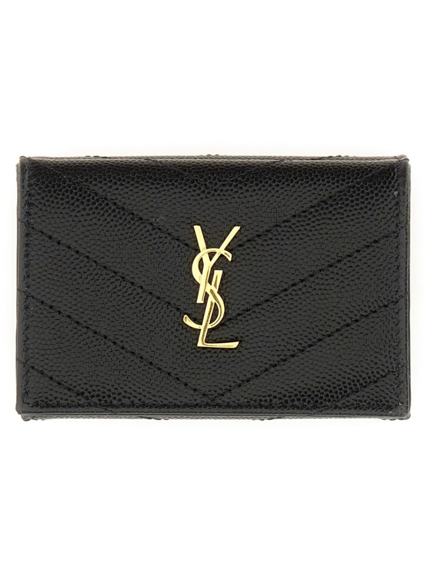 Saint Laurent Cassandre Matelassé Wallet