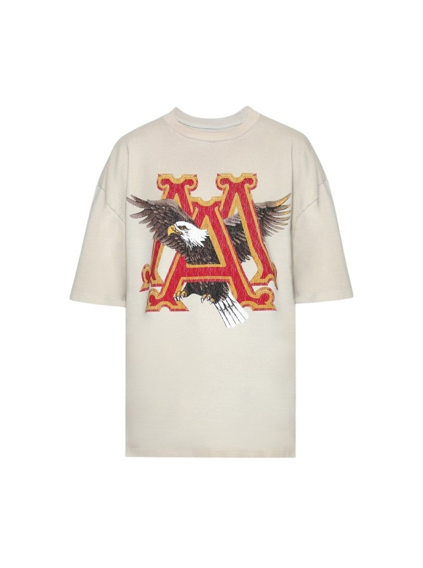 Amiri Vintage Eagle Oversized Tee Alabaster