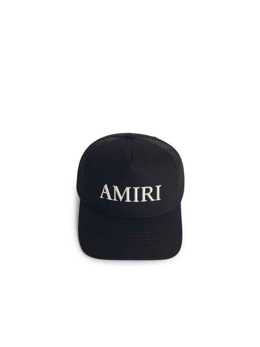 Amiri Black Cotton Cap