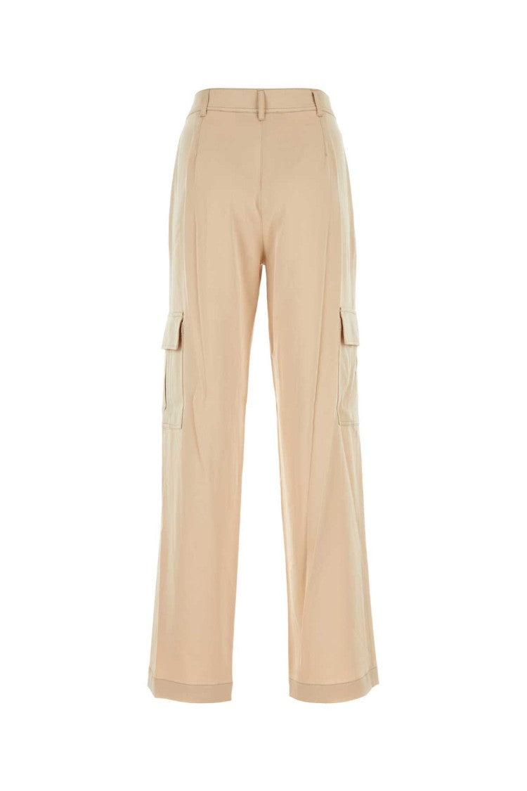 Michael Michael Kors Skin Pink Triacetate Blend Wide-Leg Pant