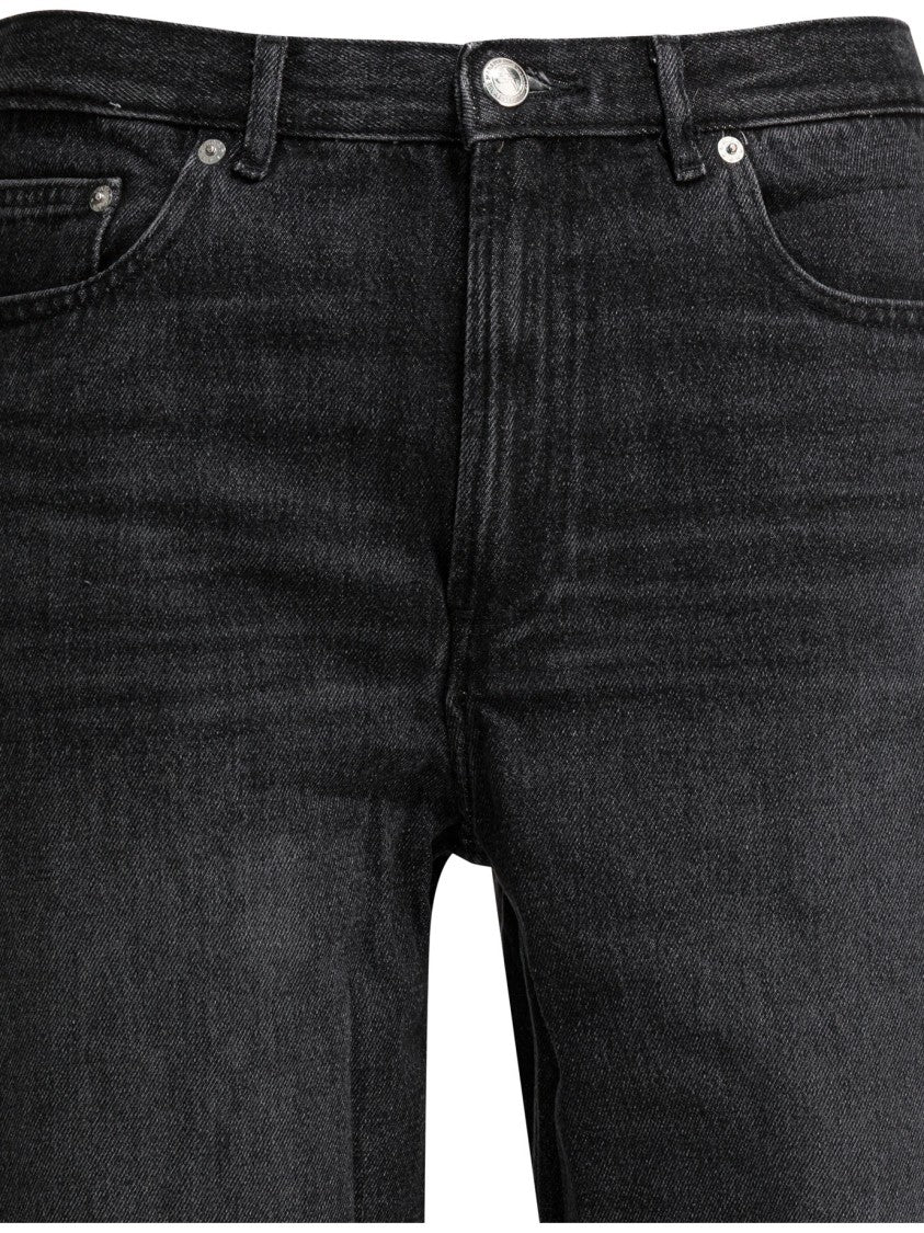 A.P.C. Stonewashed Denim Wide-Fit Martin Jeans