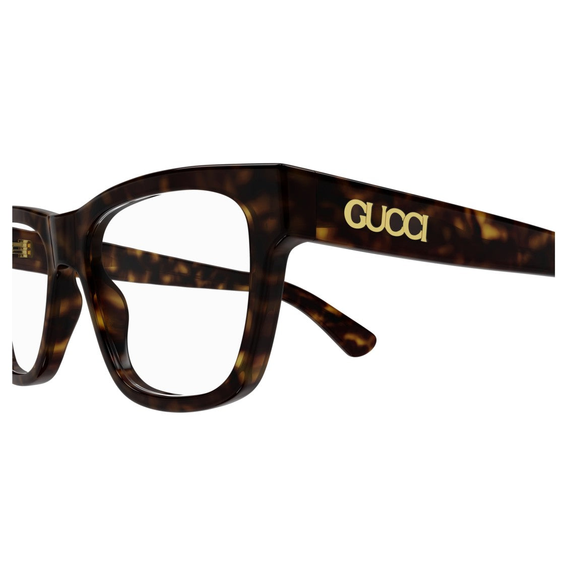 Gucci Gg1795o Rectangular Tortoiseshell Eyeglasses