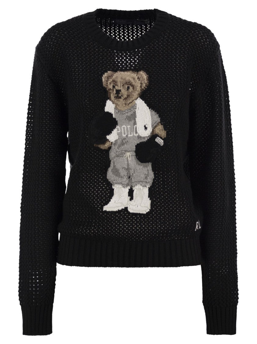 Polo Ralph Lauren Bear Cotton Crew-Neck Polo Shirt