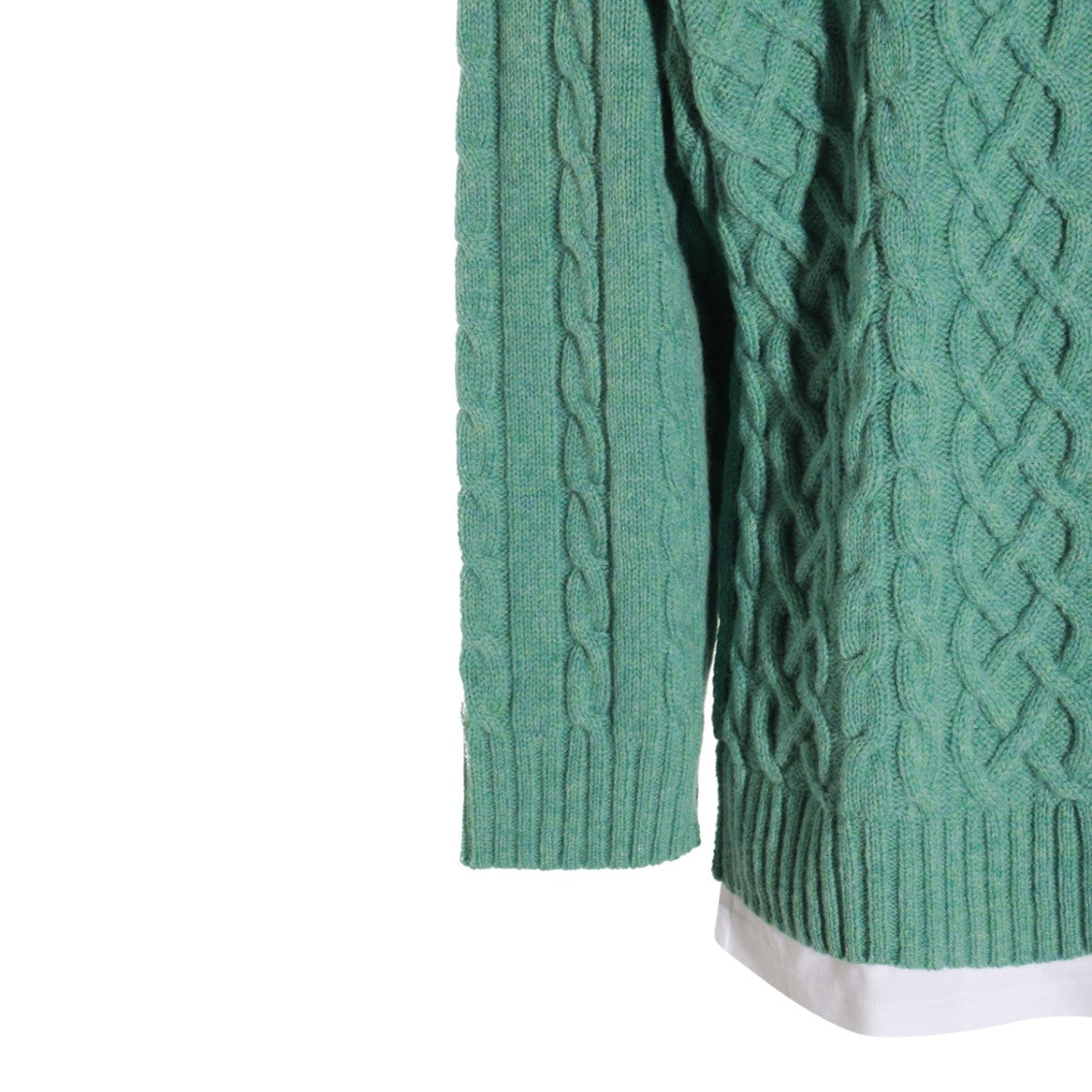 Moschino Light Green Wool Knitwear