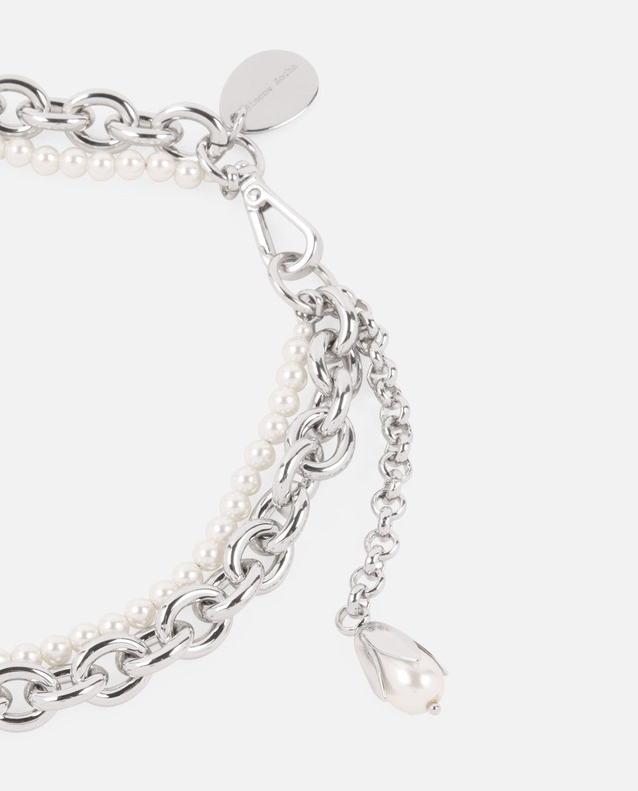 Simone Rocha Pearl & Chain Necklace