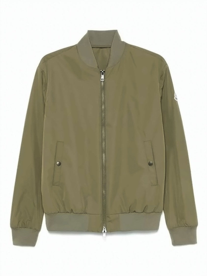 Moncler Bomber Jacket With Smooth Finish