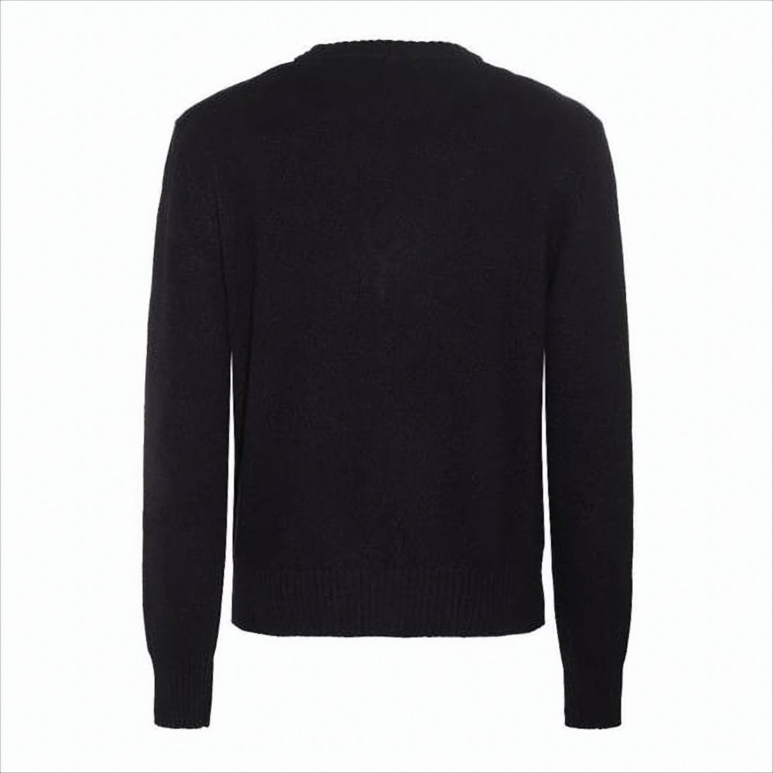 Ami Classic V-Neck Cashmere And Wool Cardigan