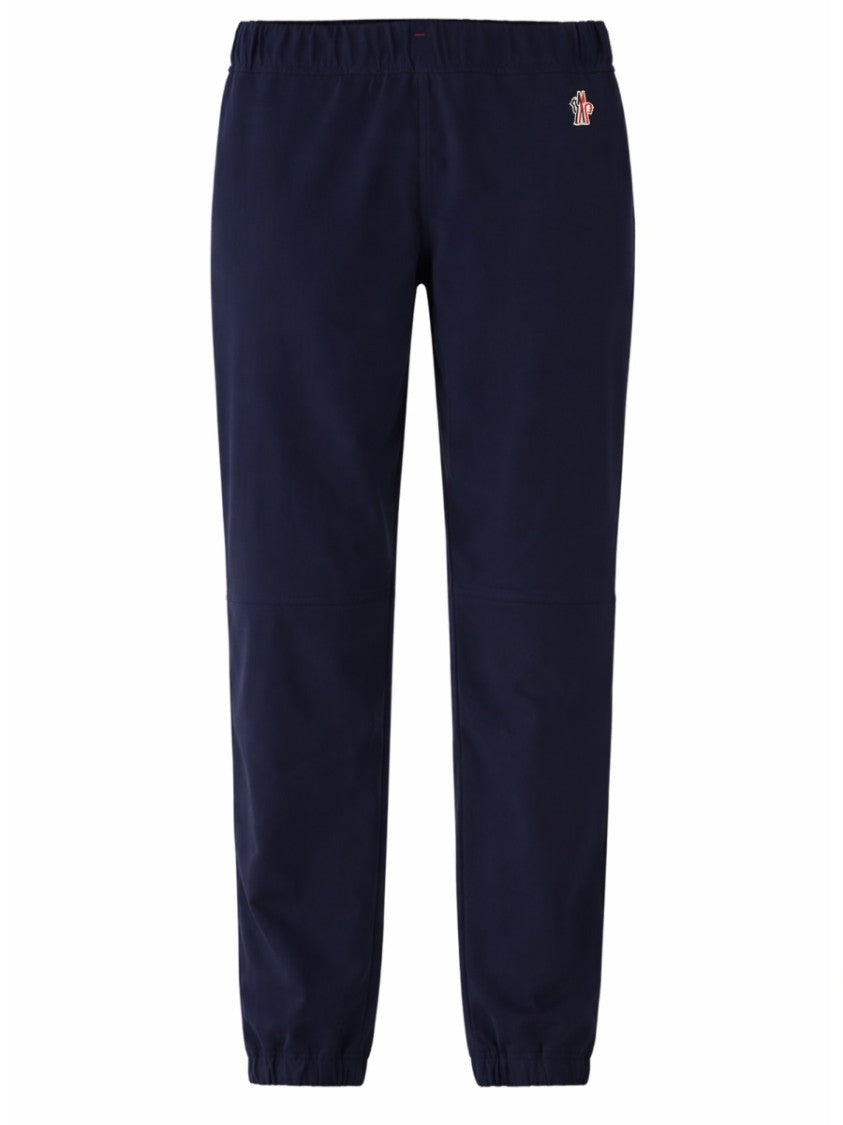 Moncler Grenoble Belted Straight Pants With Adjustable Waist And Elastic Cuffs