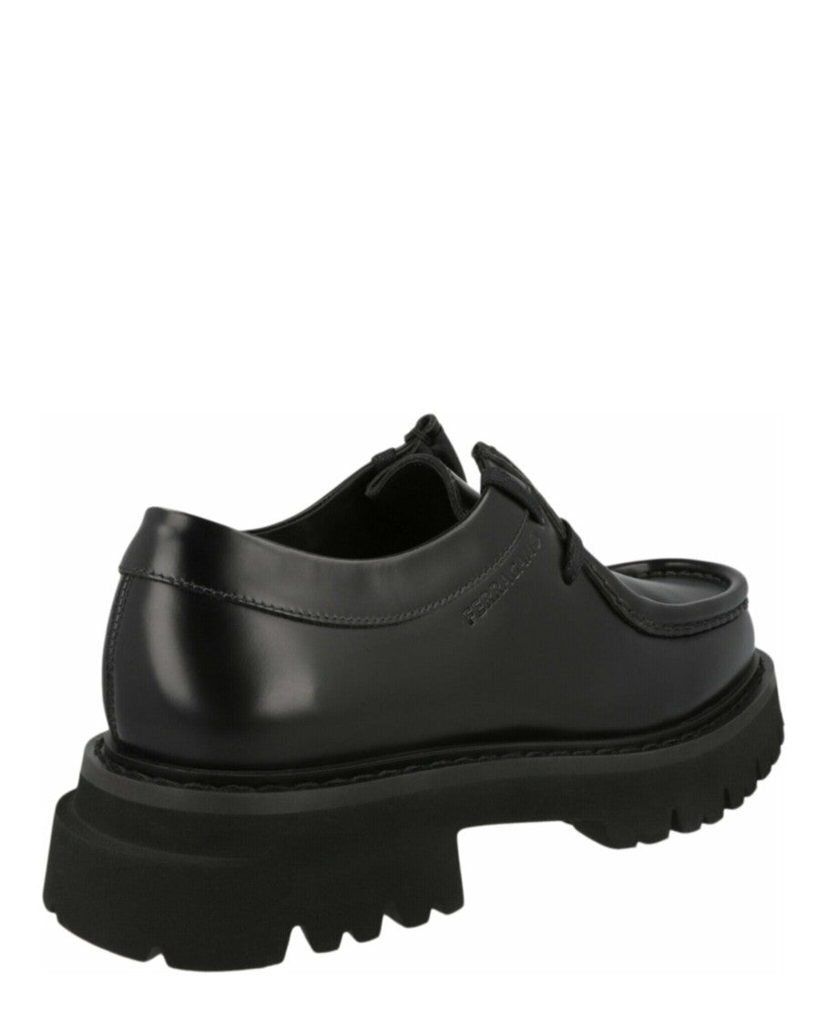Ferragamo Deroy Leather Dress Shoes