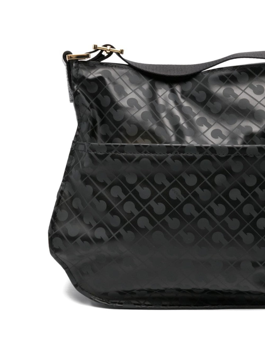 Gherardini Gray Shoulder Bag With Adjustable Strap