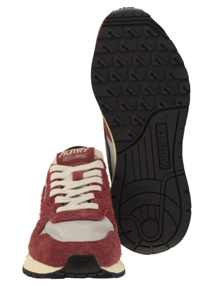 Autry Reelwind - Suede And Technical Textile Trainer