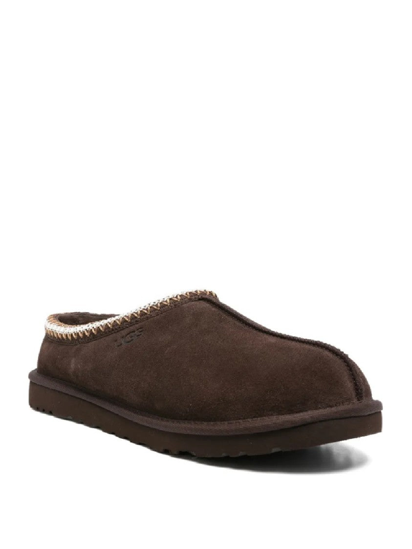 Ugg Suede Leather Slip-On Slipper With Plush Interior