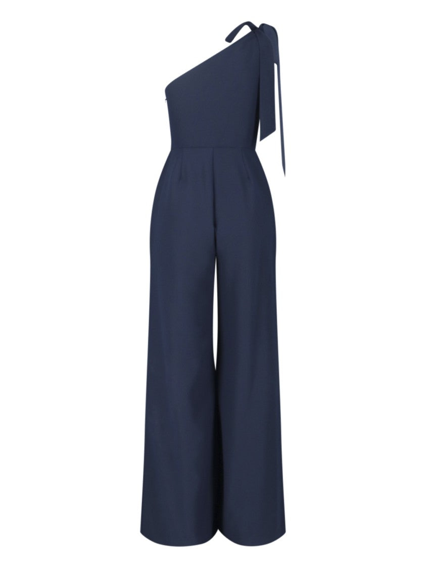 Polo Ralph Lauren One-Shoulder Jumpsuit – Navy