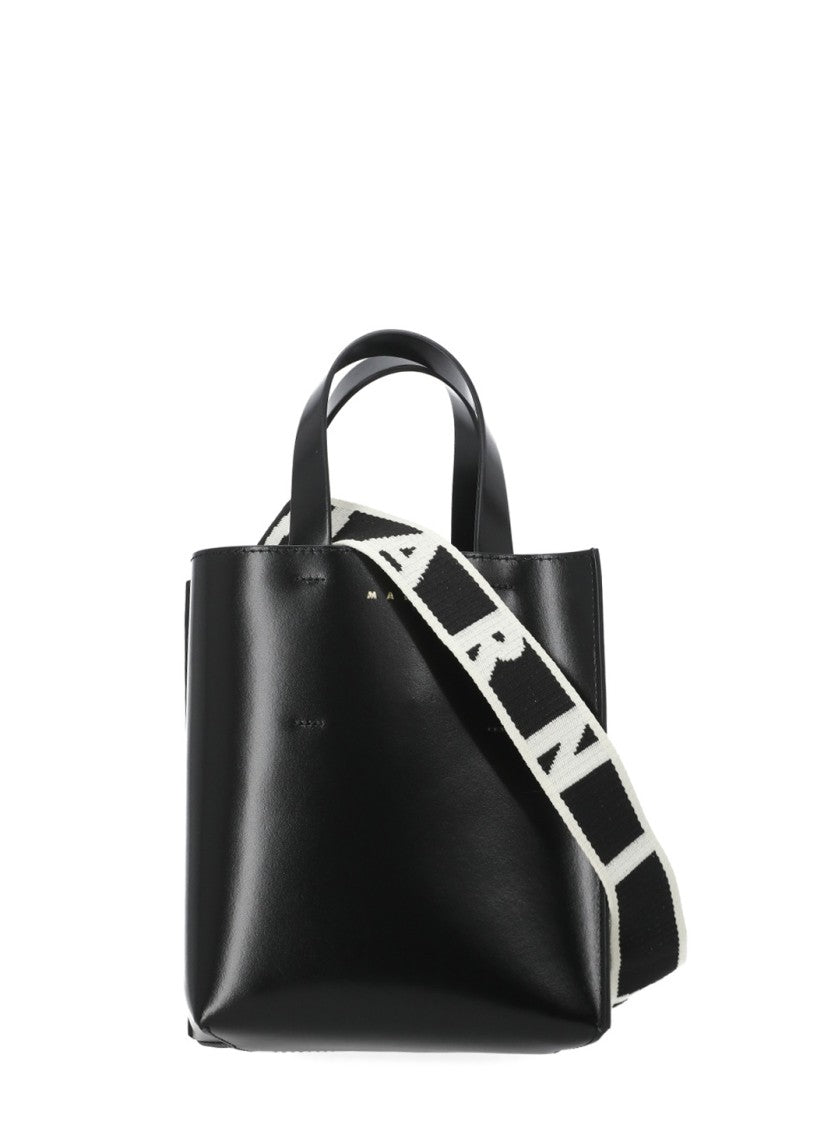 Marni Museo Mini Handbag With Adjustable Logoed Strap