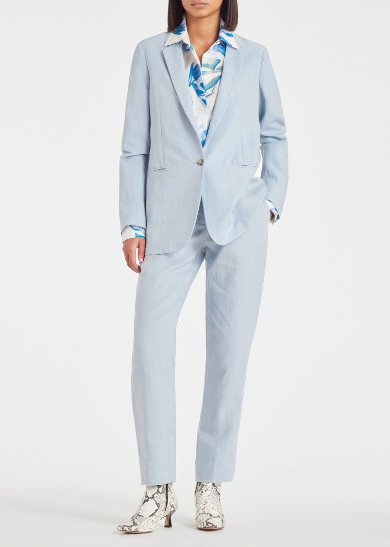 Paul Smith Pale Blue Linen Trousers