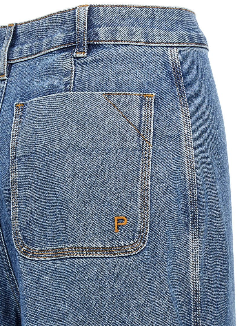 Philosophy Di Lorenzo Serafini High-Waisted Straight-Leg Denim Jeans