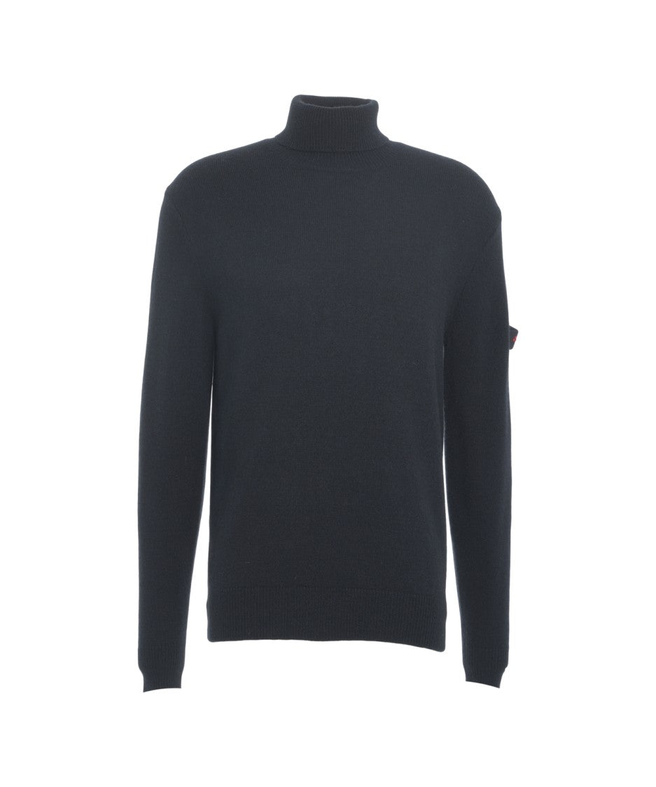 Peuterey Timeless Turtleneck Sweater With Logo Detail