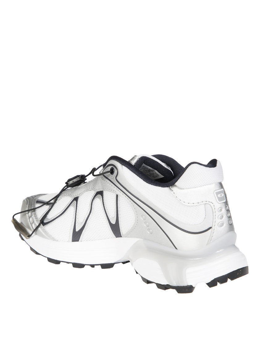 Salomon Aerodynamic White Sneakers With Integrated Lacing System