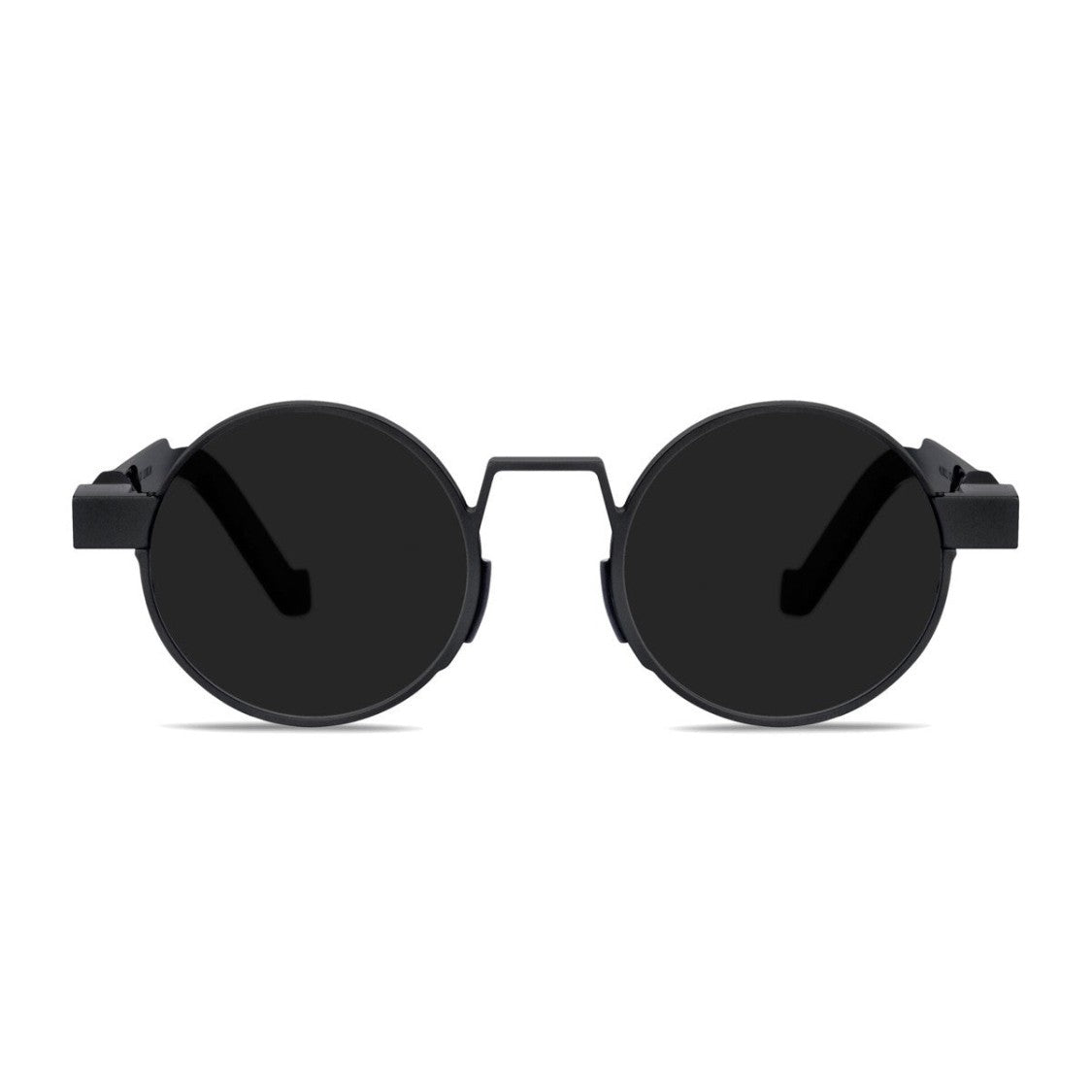 Vava Black Wl0021 Metal Round Sunglasses