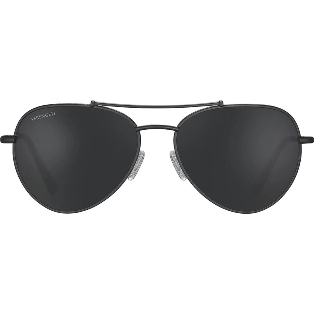 Serengeti Pete Aviator Sunglasses With Double Bridge