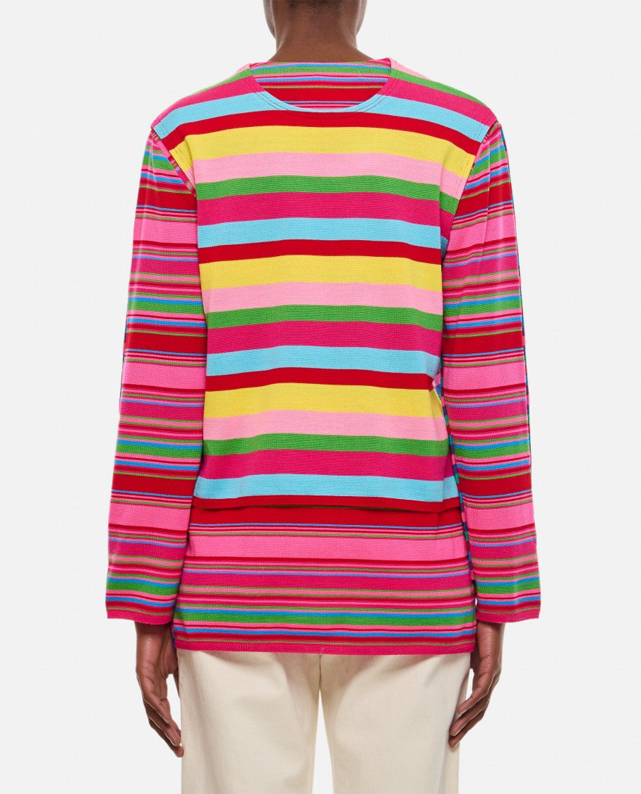 Comme Des Garçons Multicolored Striped Sweater