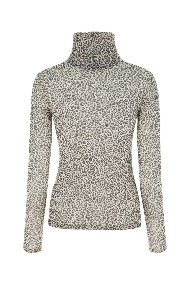 Saint Laurent Printed Wool Top