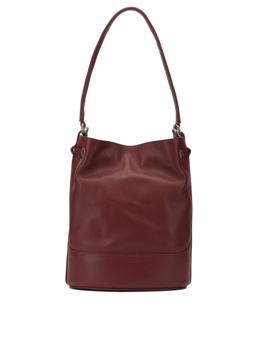 Zanellato Textured Leather Shoulder Bag With Adjustable Strap