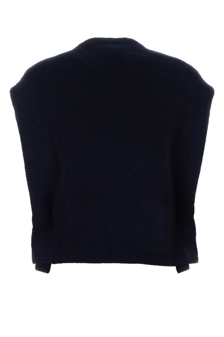 A.P.C. Navy Blue Wool Mathilde Vest