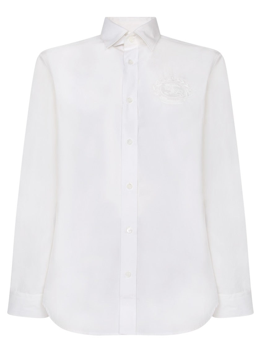 Burberry White Cotton Shirts