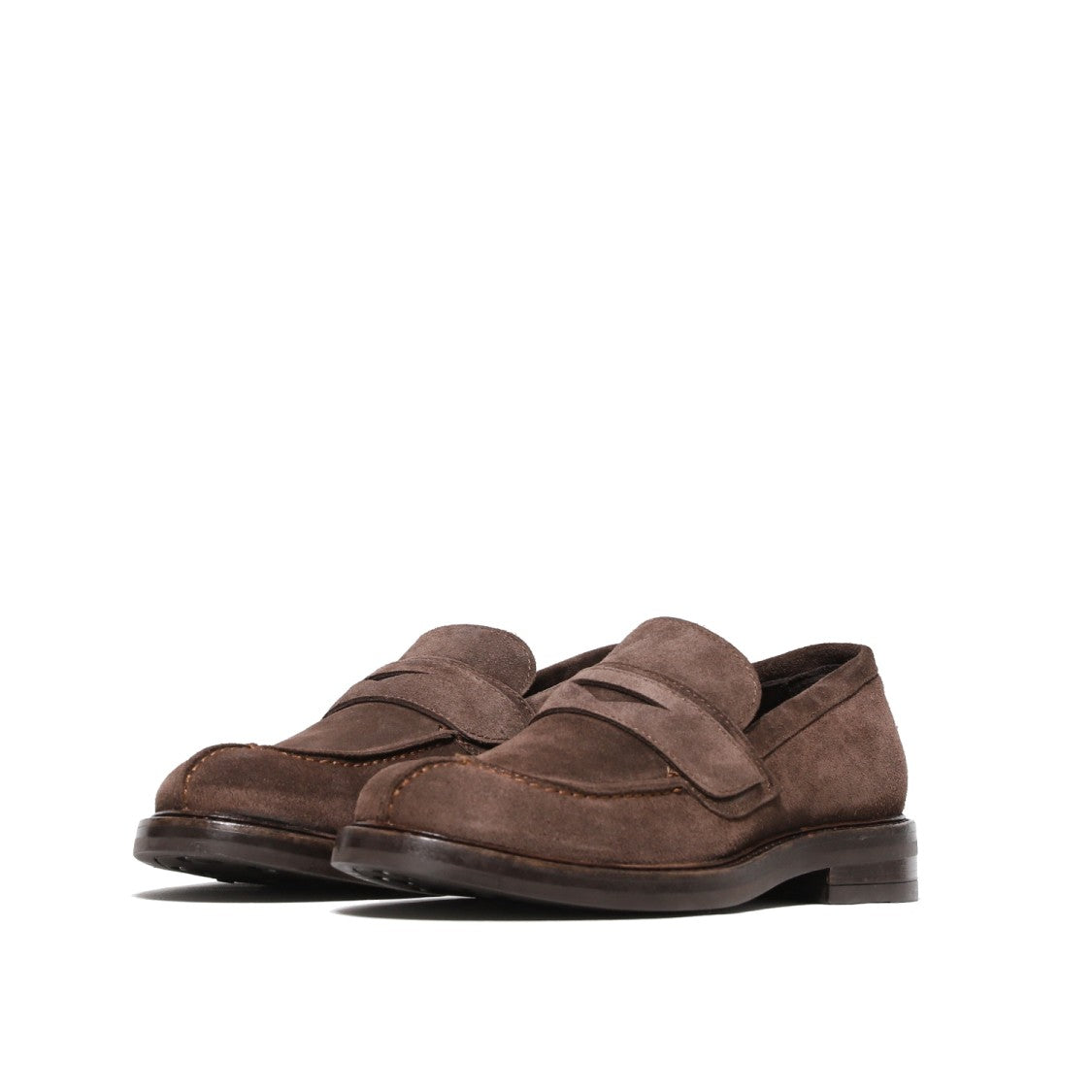 Hundred 100 Ebony Suede Moccasins