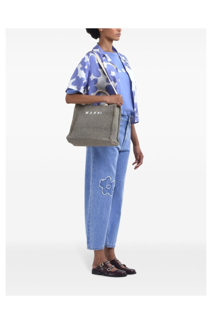 Marni Relaxed Fit T-Shirt With Bold Cloud Design