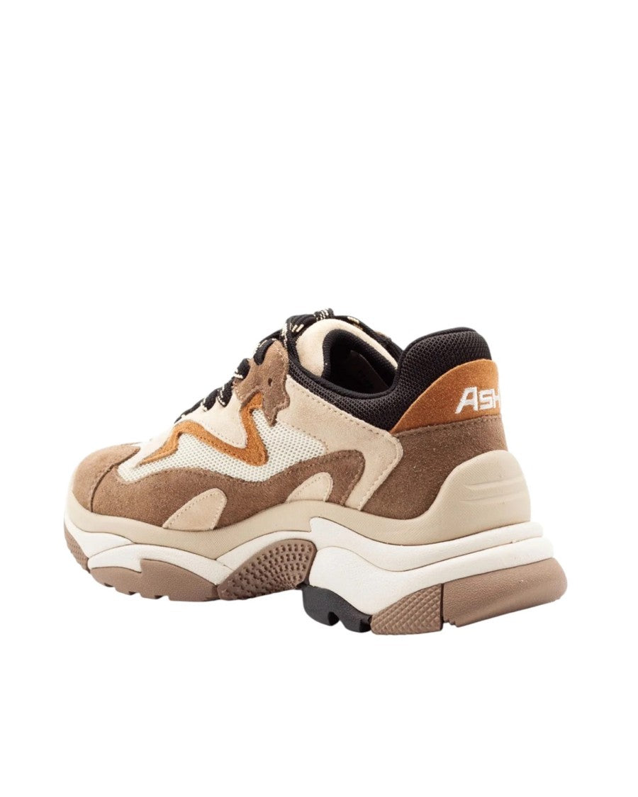 Ash Brown Chunky Oversized Rubber Sole Sneakers