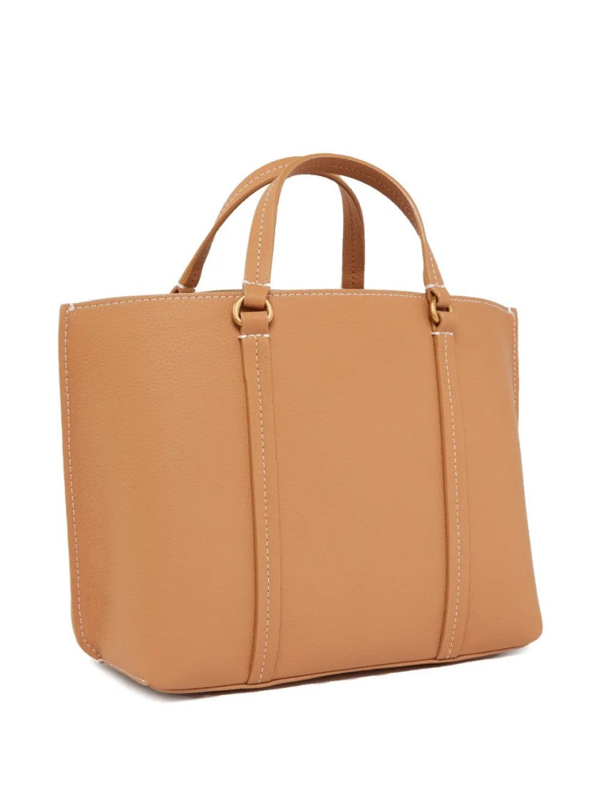 Pinko Carrie Leather Tote Bag