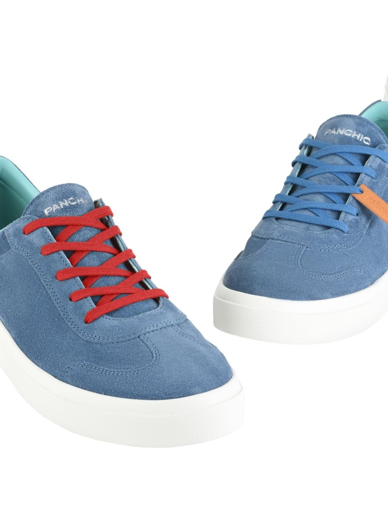 Panchic Blue Suede Sneakers