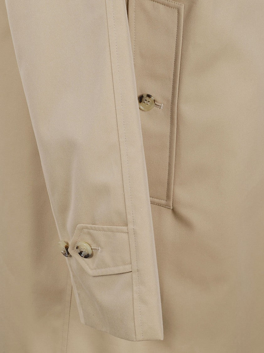 Burberry Raincoat With Check Lining