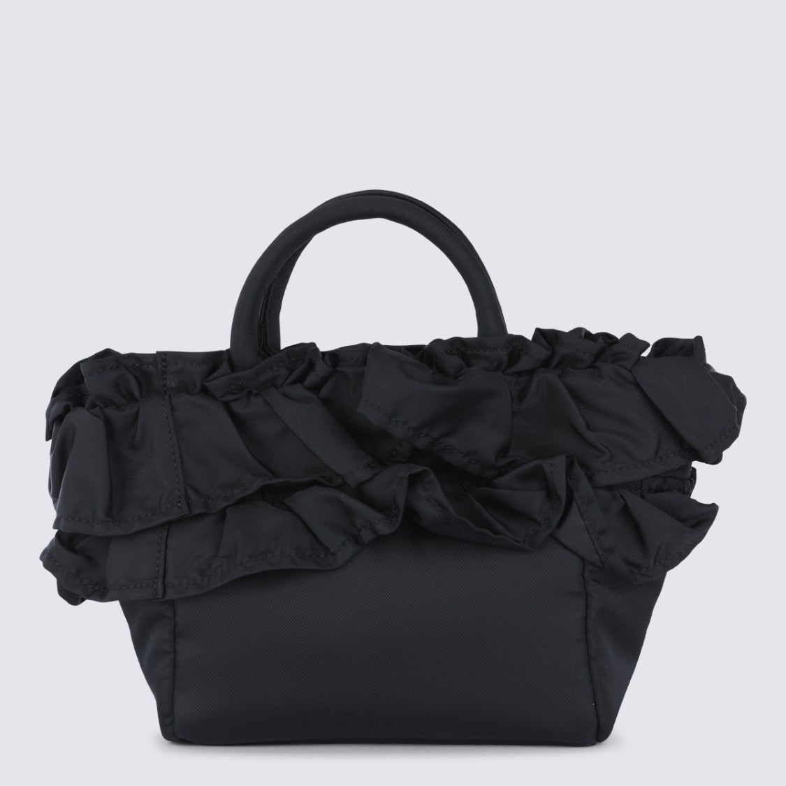Ganni Structured Black Satchel