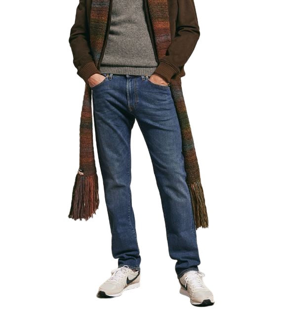 Roy Rogers Medium Wash Denim Jeans With Regular Fit