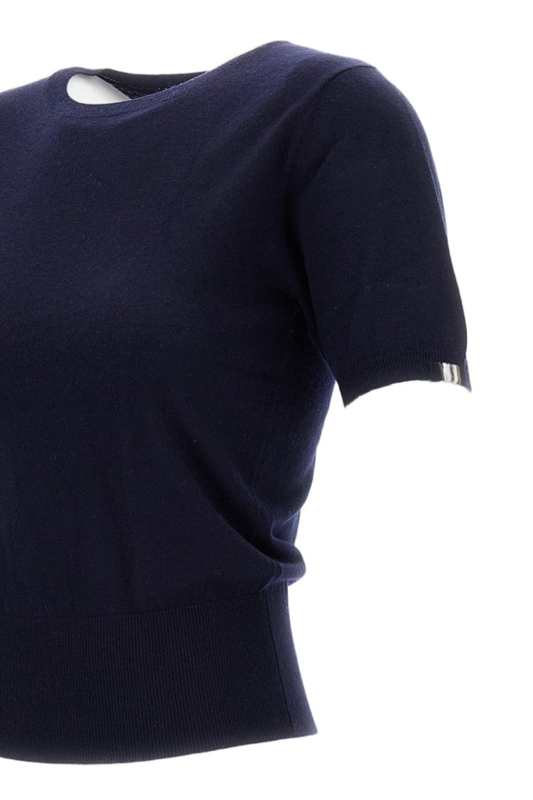 Extreme Cashmere Blue N.416 Noor Short Sleeve T-Shirt