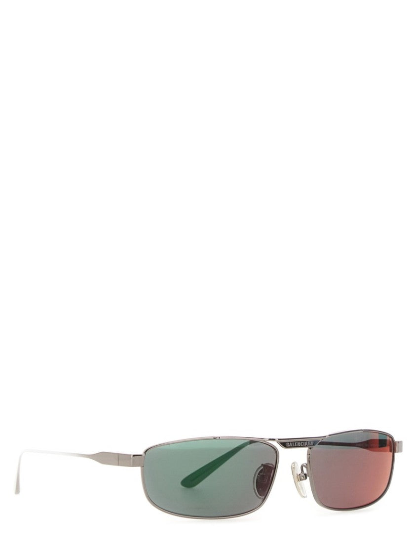 Balenciaga Tag 3.0 Rectangle Metal Sunglasses