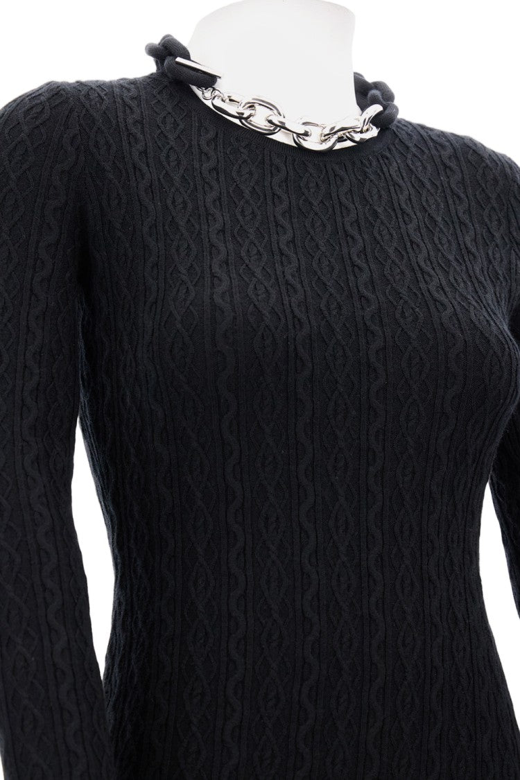 Rabanne Intricate Black Maxi Dress