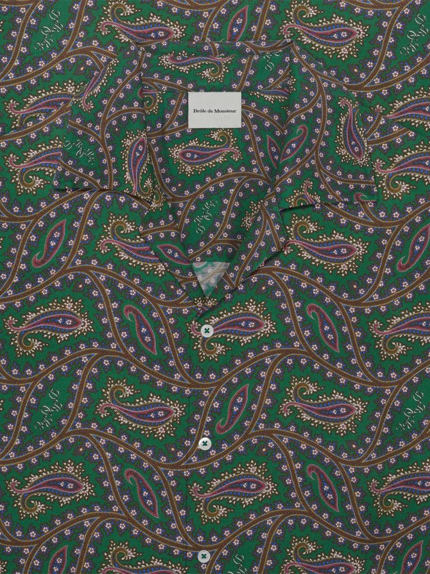 Drôle De Monsieur Intricate Paisley Pattern Shirt