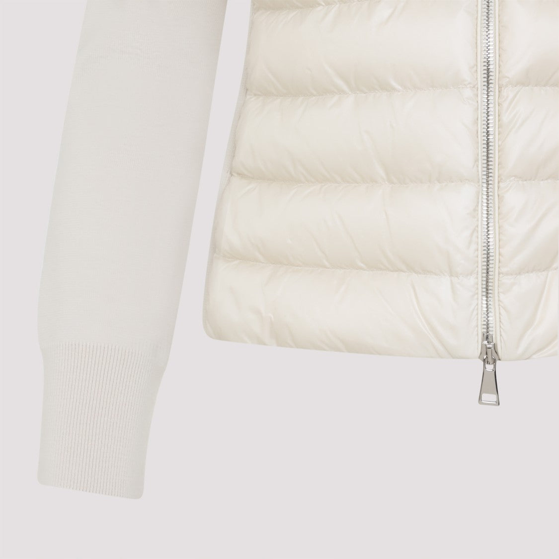 Moncler Light Beige Tricot Cardigan