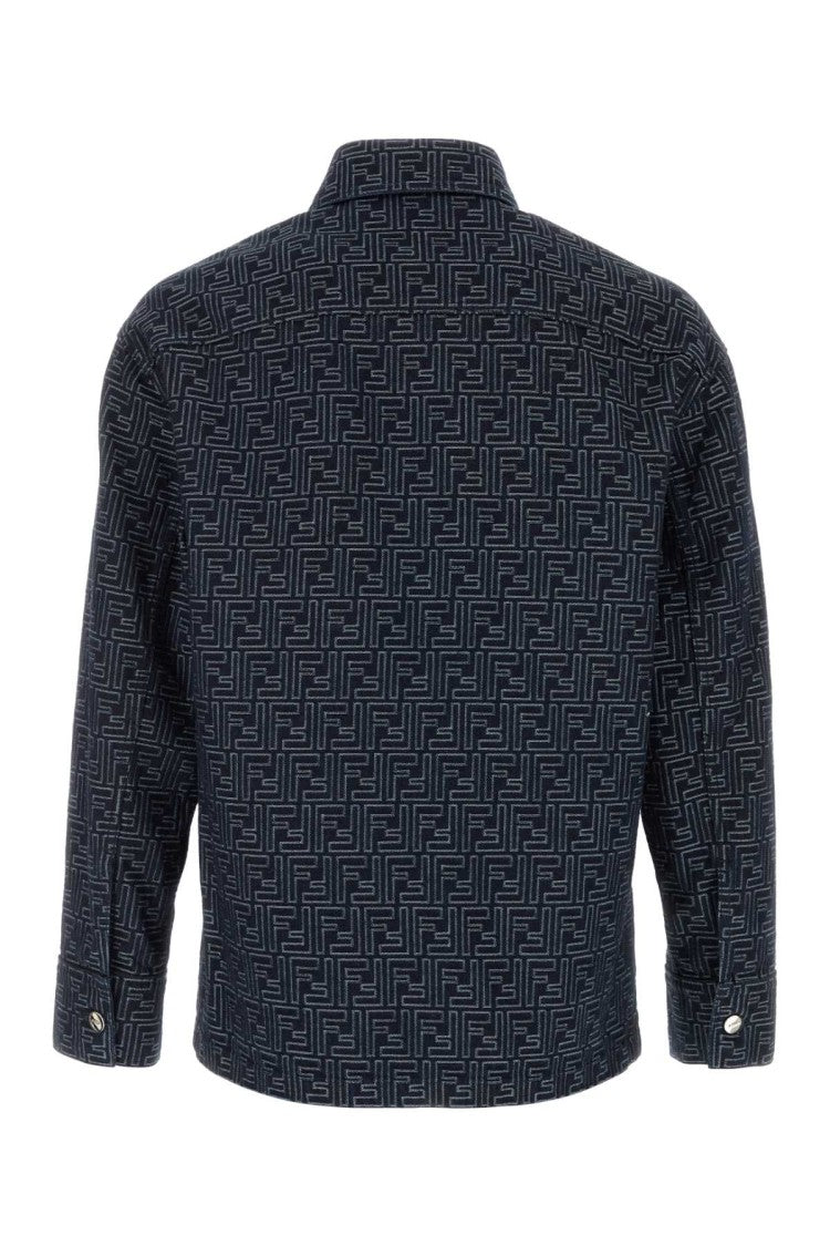 Fendi Embroidered Denim Jacket