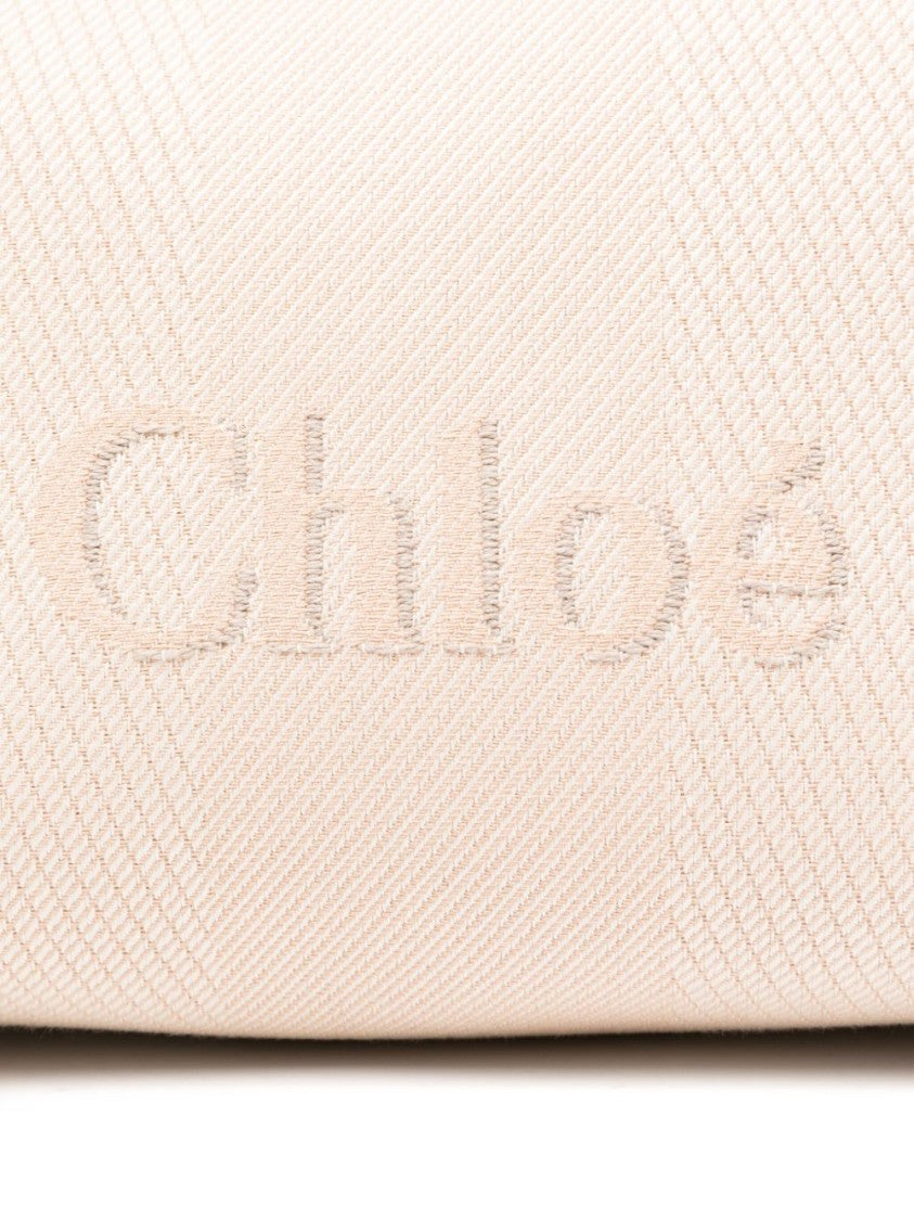 Chloé Carry Shoulder Bag In Canvas